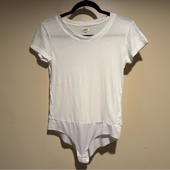 L'AGENCE Claire Short Sleeve Jersey Bodysuit medium - Picture 5 of 11